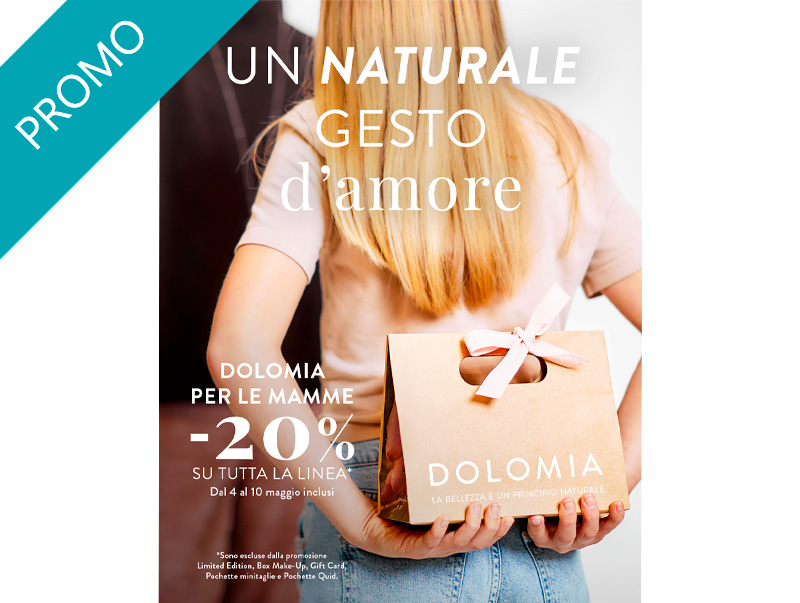 Dolomia celebra le mamme con uno sconto speciale